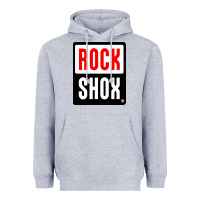 Heather Grey shox rocks Heavyweight Hoodie - linhVisuals