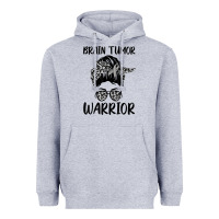 Heather Grey brain cancer tumor awareness go gray in may t shirt Heavyweight Hoodie - linhVisuals