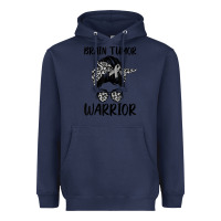 Navy brain cancer tumor awareness go gray in may t shirt Heavyweight Hoodie - linhVisuals