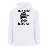 White brain cancer tumor awareness go gray in may t shirt Heavyweight Hoodie - linhVisuals