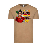 Vintage Coffee Juneteenth black Nurse magic Vintage Tee - FaDigitalArtStudio