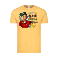 Vintage Mustard Juneteenth black Nurse magic Vintage Tee - FaDigitalArtStudio