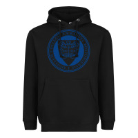 Black Emmanuel College Heavyweight Hoodie - linhVisuals