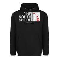 Black hawaii islands north shore haleiwa vintage style t shirt Heavyweight Hoodie - linhVisuals