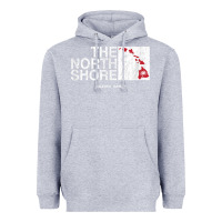 Heather Grey hawaii islands north shore haleiwa vintage style t shirt Heavyweight Hoodie - linhVisuals
