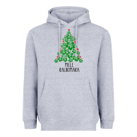 Heather Grey hawaiian christmas tree mele kalikimaka hawaii tropical t shirt Heavyweight Hoodie - linhVisuals