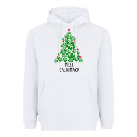 White hawaiian christmas tree mele kalikimaka hawaii tropical t shirt Heavyweight Hoodie - linhVisuals