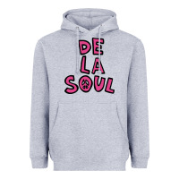 Heather Grey de la soul merchandise Heavyweight Hoodie - linhVisuals
