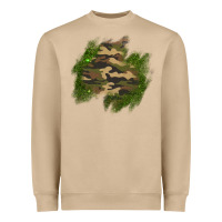 Mushroom camouflage glitter patch Heavyweight Sweatshirt - AdoDesignShop