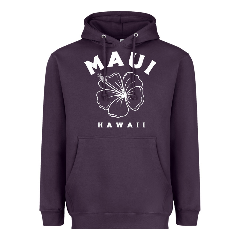 Hawaii Flower For Women Hibiscus Maui Hawaii T Shirt Heavyweight Hoodie by linhVisuals | Teevron
