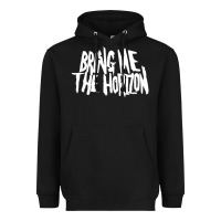 Black be happy Heavyweight Hoodie - linhVisuals