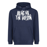 Navy be happy Heavyweight Hoodie - linhVisuals