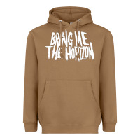 Toasted Coconut be happy Heavyweight Hoodie - linhVisuals