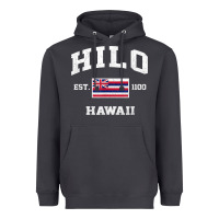 Smoke hilo hawaii hi vintage state athletic style t shirt Heavyweight Hoodie - linhVisuals