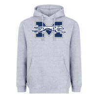 Heather Grey moravian merch, greyhounds Heavyweight Hoodie - linhVisuals