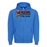 True Royal jesus in the reason Zipper Hoodie - AdoDesignShop