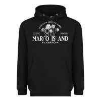 Marco Island Fl Florida's Last Paradise Paradise Coast Raglan Baseball Heavyweight Hoodie | Teevron