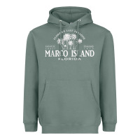 Sage marco island fl florida's last paradise paradise coast raglan baseball Heavyweight Hoodie - linhVisuals