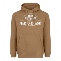 Toasted Coconut marco island fl florida's last paradise paradise coast raglan baseball Heavyweight Hoodie - linhVisuals