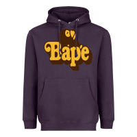 Plum baby bape Heavyweight Hoodie - linhVisuals