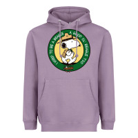 Lavender beagle scout patrol wood badge Heavyweight Hoodie - linhVisuals