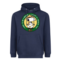 Navy beagle scout patrol wood badge Heavyweight Hoodie - linhVisuals