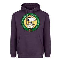 Plum beagle scout patrol wood badge Heavyweight Hoodie - linhVisuals