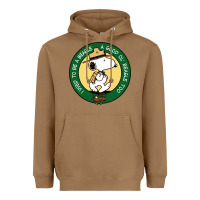 Toasted Coconut beagle scout patrol wood badge Heavyweight Hoodie - linhVisuals