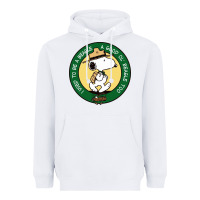 White beagle scout patrol wood badge Heavyweight Hoodie - linhVisuals
