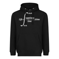 Black math teacher integral of life happiness time geeky math Heavyweight Hoodie - linhVisuals