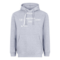 Heather Grey math teacher integral of life happiness time geeky math Heavyweight Hoodie - linhVisuals