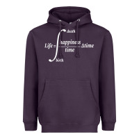 Plum math teacher integral of life happiness time geeky math Heavyweight Hoodie - linhVisuals
