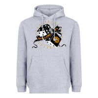 Heather Grey Dirty honey Heavyweight Hoodie - linhVisuals