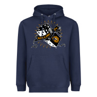 Navy Dirty honey Heavyweight Hoodie - linhVisuals
