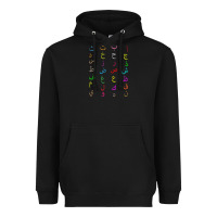 Black funny teachers, 28 arabic alphabet arabian letters birthday Heavyweight Hoodie - linhVisuals
