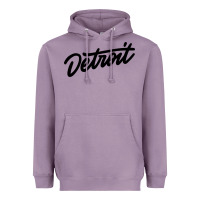 Lavender DETROIT Heavyweight Hoodie - linhVisuals