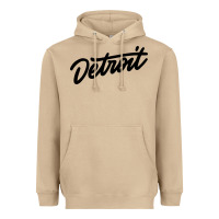 Mushroom DETROIT Heavyweight Hoodie - linhVisuals