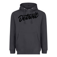 Smoke DETROIT Heavyweight Hoodie - linhVisuals