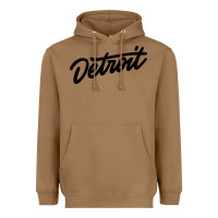 Toasted Coconut DETROIT Heavyweight Hoodie - linhVisuals
