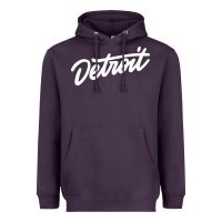 Plum DETROIT Heavyweight Hoodie - linhVisuals