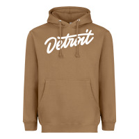 Toasted Coconut DETROIT Heavyweight Hoodie - linhVisuals