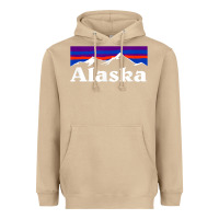 Mushroom alaska retro vintage mountains & outdoors wilderness state Heavyweight Hoodie - linhVisuals