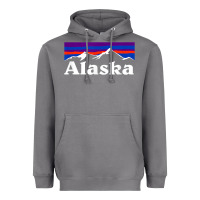Storm alaska retro vintage mountains & outdoors wilderness state Heavyweight Hoodie - linhVisuals