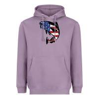 Lavender american cod fish design fishing lover fisherman usa premium Heavyweight Hoodie - linhVisuals