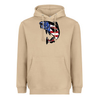 Mushroom american cod fish design fishing lover fisherman usa premium Heavyweight Hoodie - linhVisuals