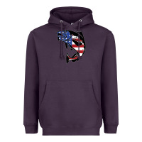 Plum american cod fish design fishing lover fisherman usa premium Heavyweight Hoodie - linhVisuals