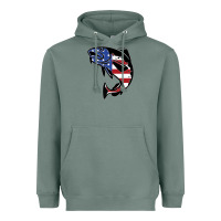 Sage american cod fish design fishing lover fisherman usa premium Heavyweight Hoodie - linhVisuals