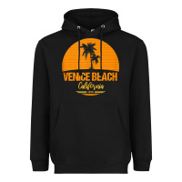 Black california venice beach tank top Heavyweight Hoodie - linhVisuals