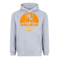 Heather Grey california venice beach tank top Heavyweight Hoodie - linhVisuals