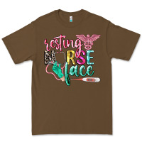Cacao resting nurse face Premium Tee - CowGirlArtShop